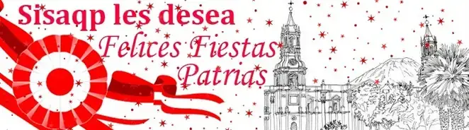 Felices fiestas patrias Perú