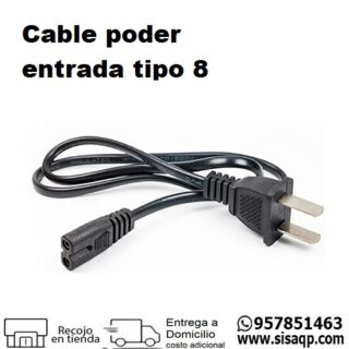 Cable Poder Entrada Tipo 8
