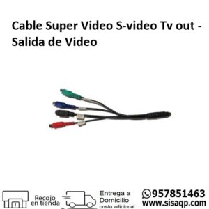Cable Super Video S-video Tv Out - Salida De Video