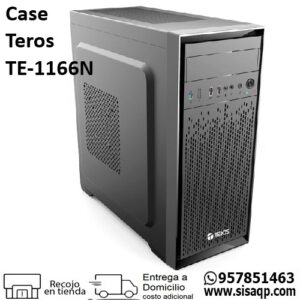 Case Teros TE-1166N, Mid Tower, ATX, 600W REAL, Negro
