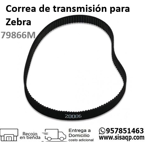 Correa de transmisión principal para Zebra