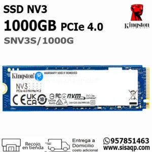 Disco Kingston NV3 1000G DISCO Solido M.2 NVMe PCIe 4.0 SSD