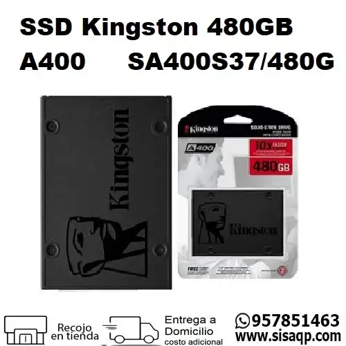 Disco KINGSTON A400 SSD 480GB 2.5 SATA