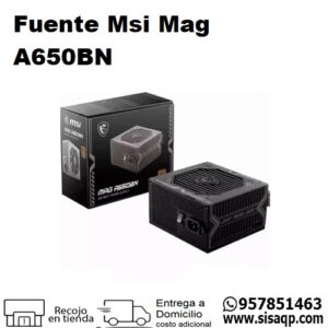 Fuente Msi Mag A650BN 80 plus