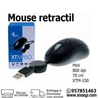 Mouse Xtech retractil XTM-150