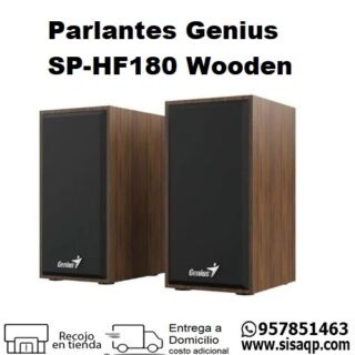 Parlantes Genius SP-HF180 Wooden usb