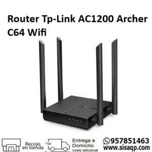 Router Tp-Link Archer C64 Gigabit Ac1200 Dual Band 4 antenas Usado