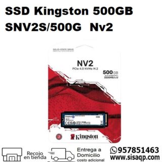 SSD 500GB Kingston NV2 NVMe PCIe 4.0 SNV2S500G