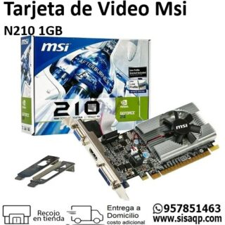 Tarjeta Video Msi N210 1GB DDR3 Geforce Nvidia