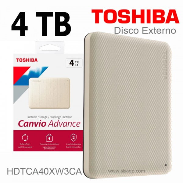 Disco externo 4TB Toshiba Canvio Advance