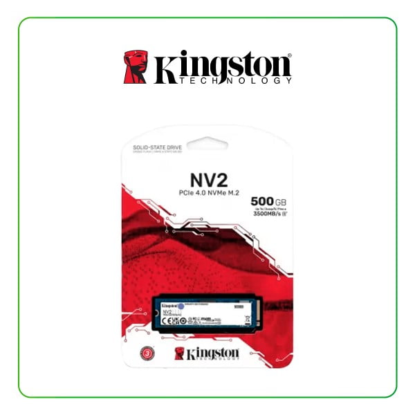 Disco solido SSD 500GB Kingston NV2 NVMe PCIe 4.0 SNV2S/500G - Imagen 3