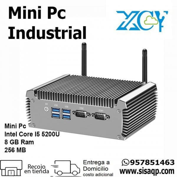 Mni Pc industrial I5-5200U sin ventilador