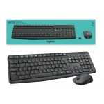 Kit Teclado y Mouse inalámbrico Logitech MK235, Receptor USB, Negro, 2.4GHz 920-007901