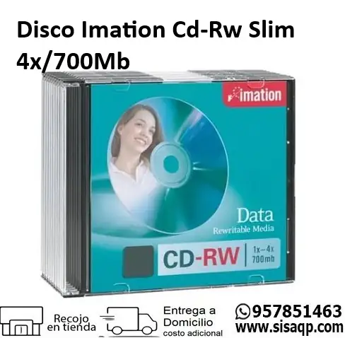 Disco Imation Cd-Rw Slim 4X700MB