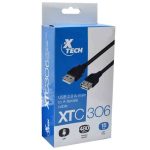 Cable Usb 2.0 macho a hembra 4.5 mts XTC-306 Xtech