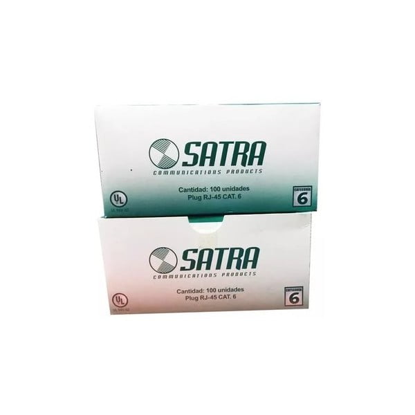 Caja de conectores RJ45 categoria 6 Satra