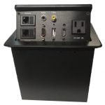 Caja de conexiones para mesas de conferencia