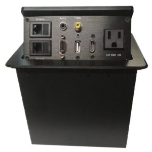 Caja de conexiones para mesas de conferencia