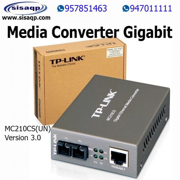 Convertidor Tp-link Gigabit MC210CS
