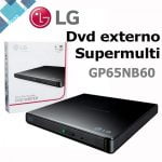 DVD SuperMulti LG GP65NB60, externo, 8X, USB 2.0