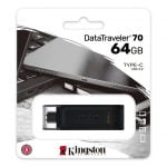 Memoria Usb Kingston 64Gb DataTraveler 70, USB-C 3.2 Gen1 DT70/64GB