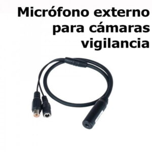 Microfono externo para Camara 12vdc