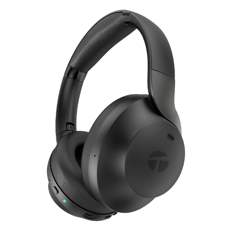 Audifonos Teros TE-8033 inalambrico ANC, Headset, Negro