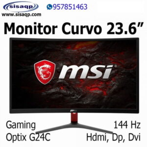 Monitor Msi 23.6" Curvo Gaming Curvo MSI Optix G24C, LED, 23.6", 1920x1080, 1x HDMI / 1x DP / 1x DVI