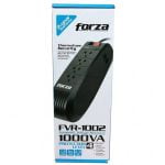 Regulador automático de voltaje Forza FVR-1002 1000VA/500W, 4 salidas, temp-220V