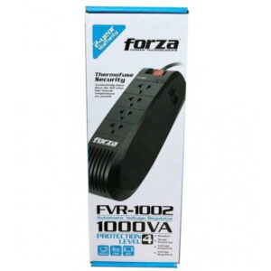 Regulador automático de voltaje Forza FVR-1002 1000VA/500W, 4 salidas, temp-220V