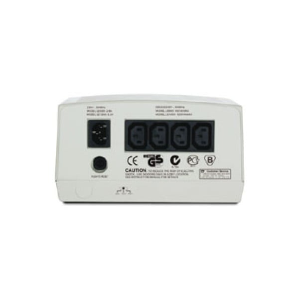 Regulador de voltaje APC LE-600I, 600VA, 220V, 4 tomacorrientes C13 - Imagen 3