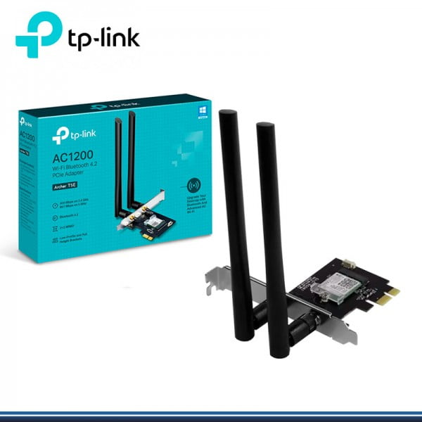 Tarjeta de red Tp-Link Archer T5E PCIe Bluetooth 4.2 WI-FI 2 Antenas AC1200