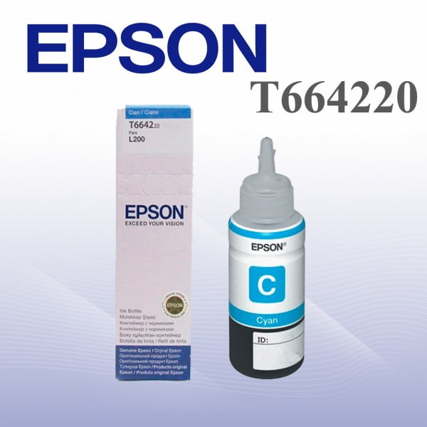 Tinta Epson 664 para L200 Cyan T664220