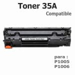 Toner Compatible 35A para Hp CB435A
