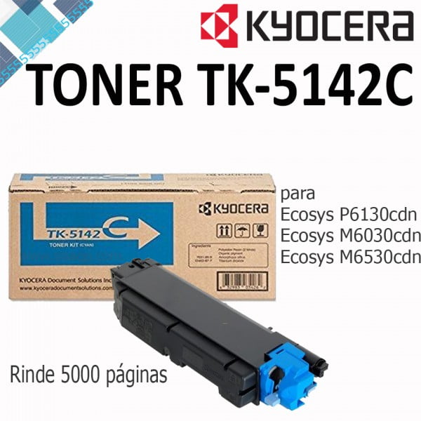 Toner Kyocera TK-5142C Cyan
