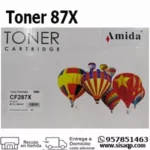 Toner Compatible CF287X Amida para Hp