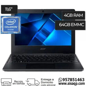 Laptop Acer Celeron TravelMate B3, 4Gb Ram, 64Gb, 128Gb, 11.6″, TMB311-31-C343