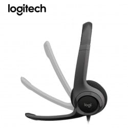 Audifono Logitech H390 981000014 usb con microfono negro