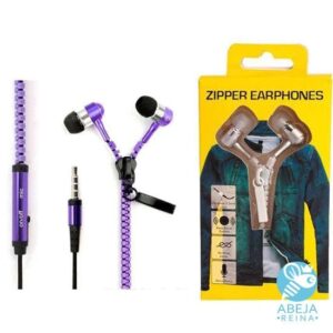 Audifonos Zipper Handsfree tipo Cremallera Cierre