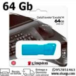 Memoria usb Kingston 64GB KC-U2L64-7LB Neon Aqua Blue