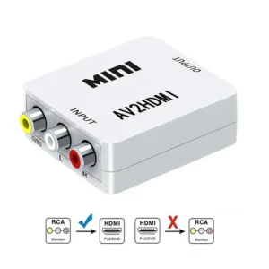Convertidor RCA a HDMI video FHD