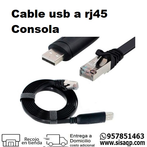 Cable usb a RJ45 Consola