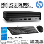 Mini Pc Hp 8C1Y5LT Elite 800 I5-13500, 8GB RAM, 512GB SSD M.2