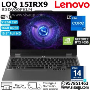 Notebook Lenovo LOQ 15IRX9 83DV00FKLM