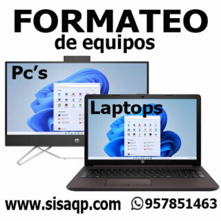 Formateo de equipos en Arequipa