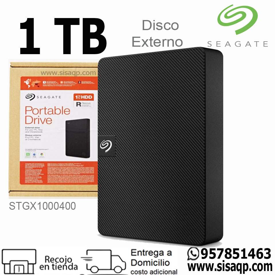 Disco externo Seagate 1TB STGX1000400