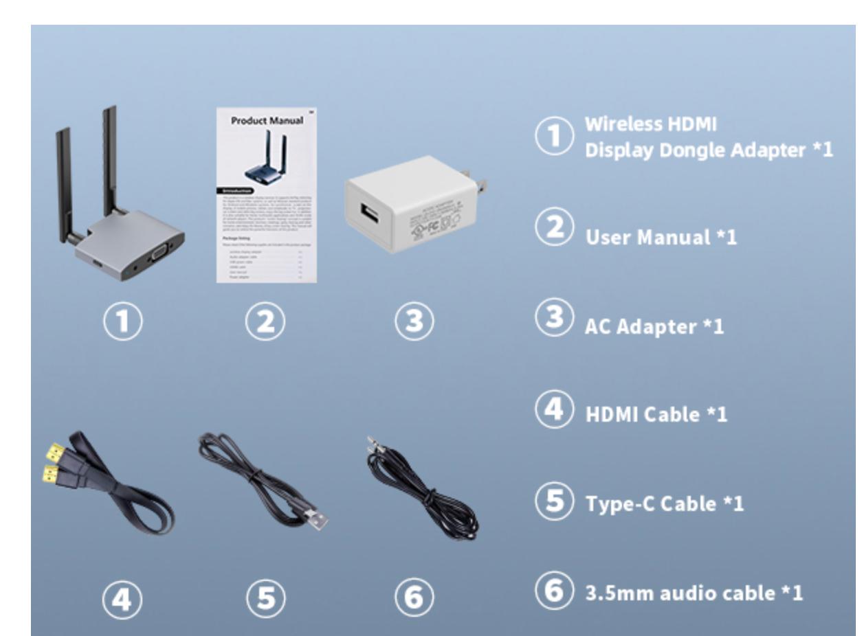 Adaptador Braidol Q4 Hdmi 5G inalambrico