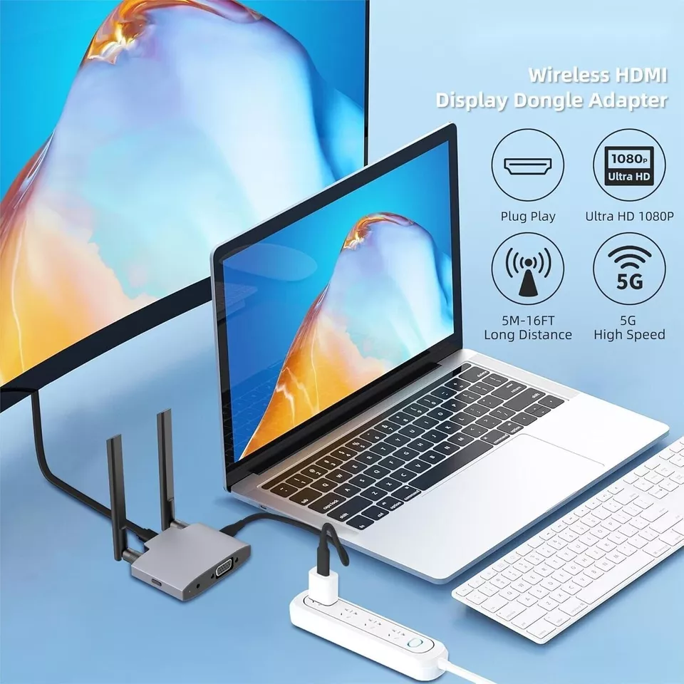 Adaptador Braidol Q4 Hdmi 5G inalambrico