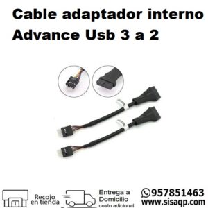 Cable adaptador interno Advance USB3TO2