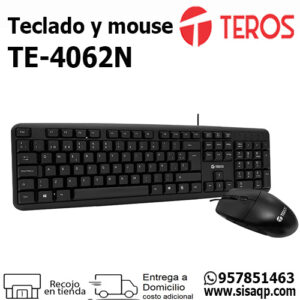 Kit Teros TE-4062N Teclado y mouse